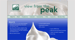 Desktop Screenshot of peakfoods.com